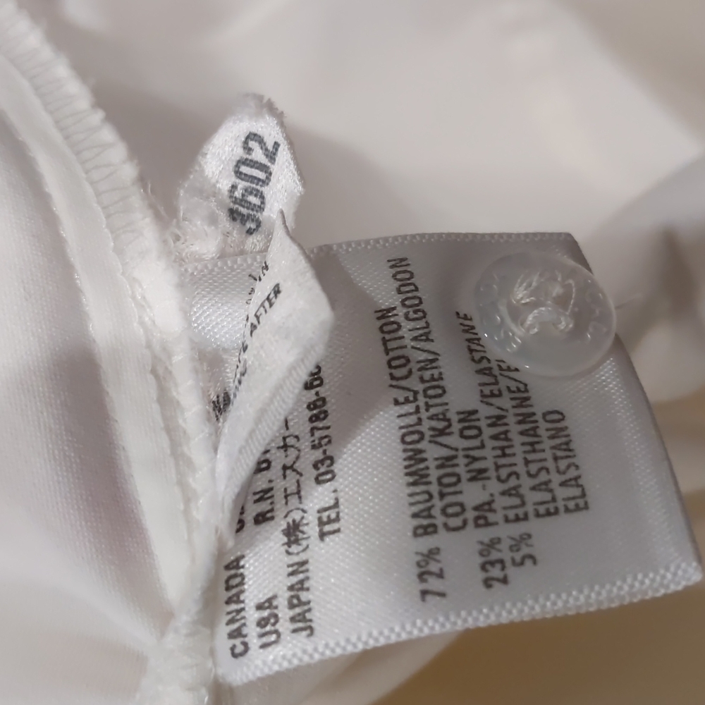 Escada White Button Up Blouse - image 7